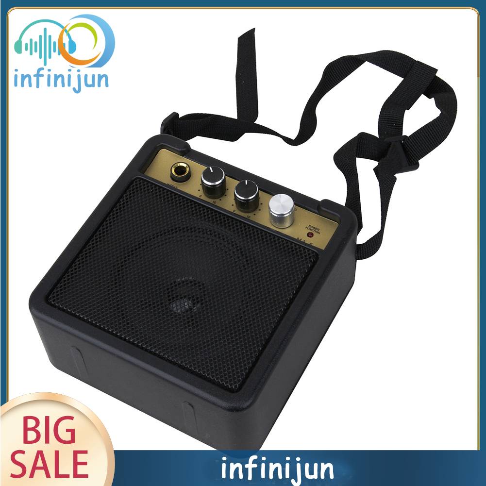Bộ Khuếch Đại Âm Thanh Đàn Guitar Mini 5W Tiêu Thụ Năng Lượng Thấp