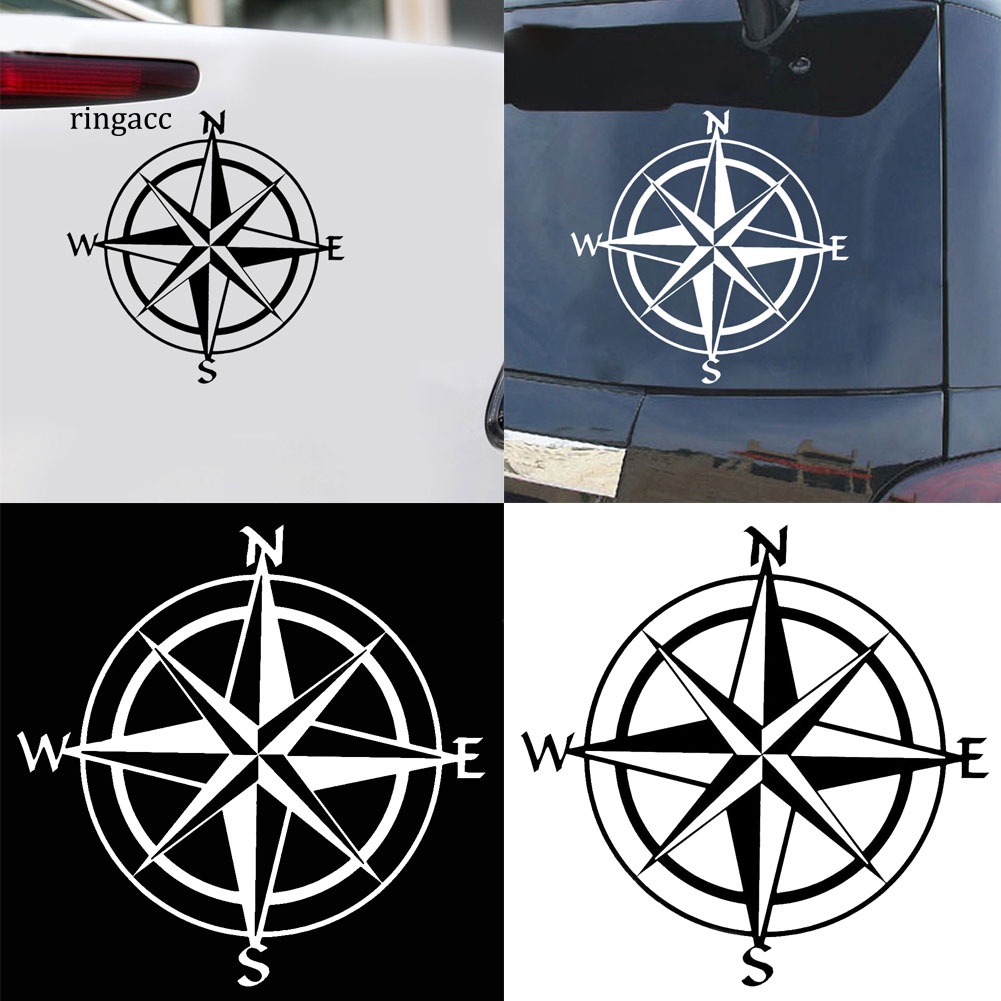 Đề Can Phản Quang Họa Tiết La Bàn Độc Đáo Trang Trí Cửa Sổ Xe Hơi / Xe Tải