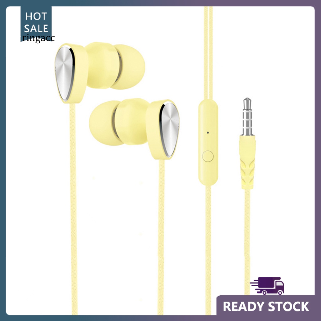 Tai Nghe Nhét Tai RGA L106 Jack 35mm Có Micro Âm Thanh Siêu Trầm Cho Điện Thoại