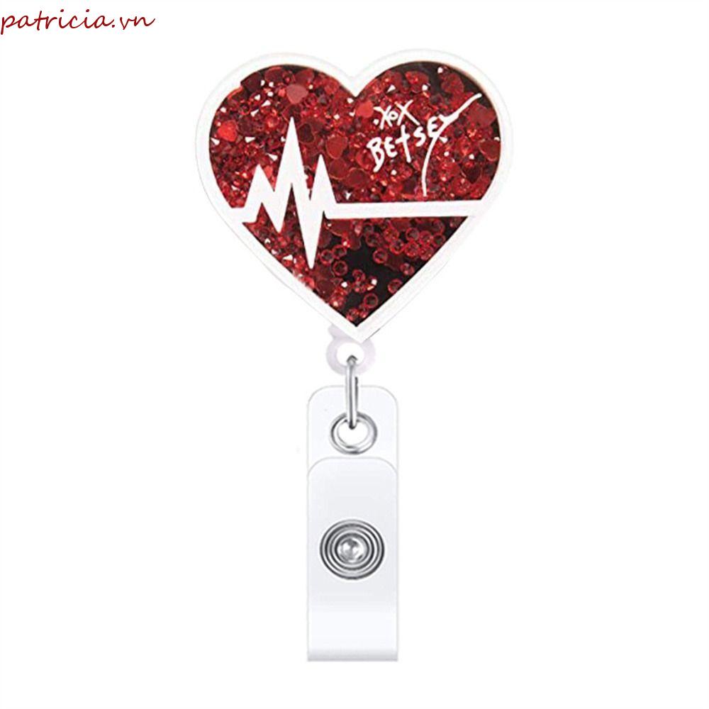 PATRICIA Giá Đỡ Thẻ Tên Xoay 360 Độ Hình Cá Sấu Dễ Thương Cho Y Tá / Bác Sĩ