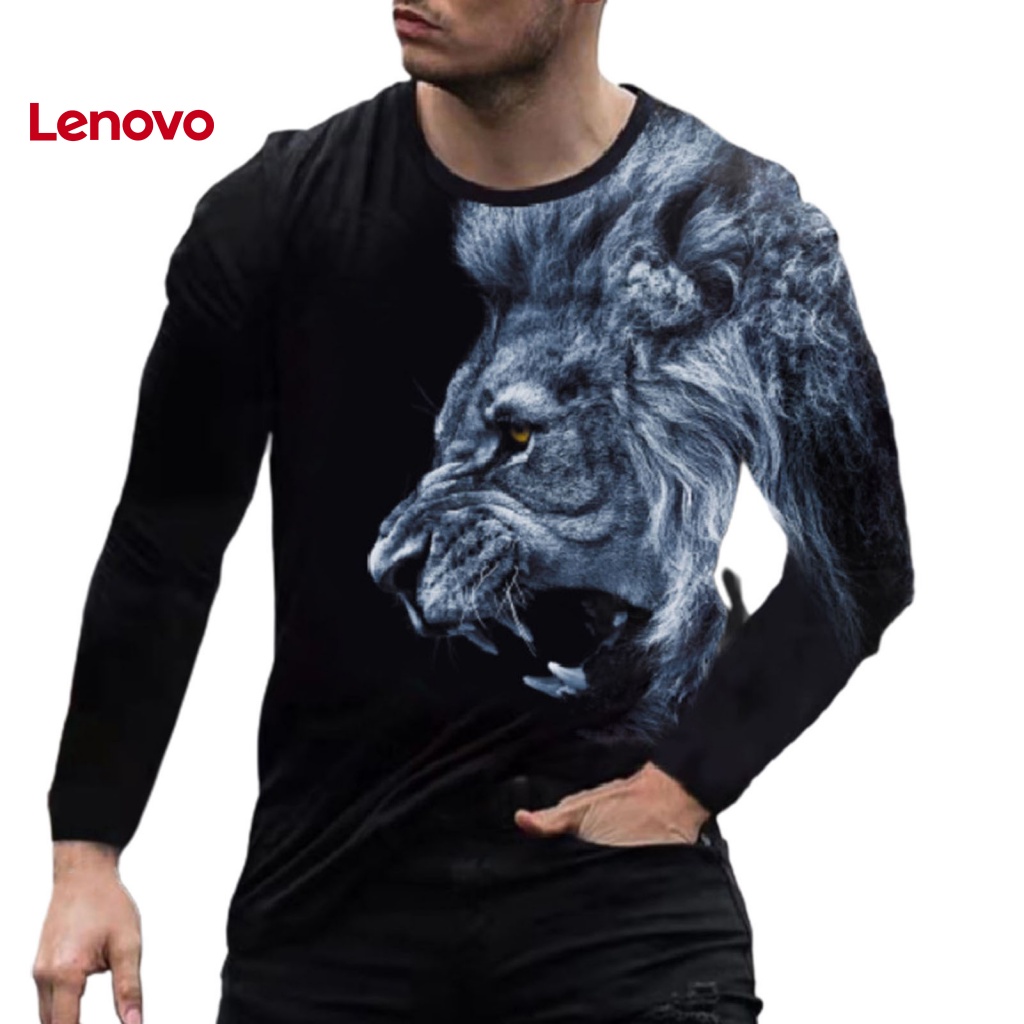 Áo Sơ Mi Dáng Rộng In Hình Báo Đen Phong Cách Hip hop Thời Trang Mùa Thu Cho Nam