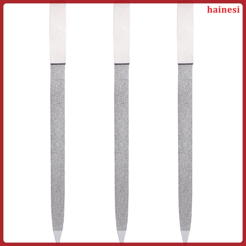 Set 3 Dụng Cụ Dũa Móng Tay Bằng Thép Không Gỉ