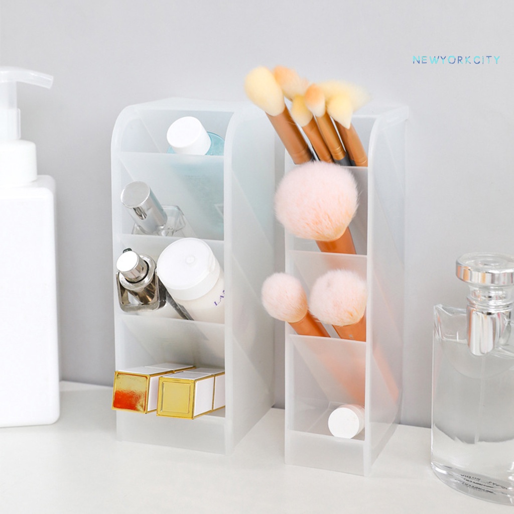 Giá Đỡ Bút Chì Trang Điểm NY-Pen 45 Độ Bằng Nhựa Trong Suốt Đa Năng