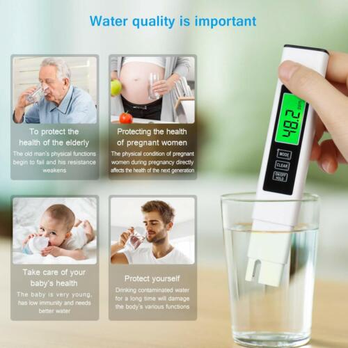 Bộ 4 Dụng Cụ Đo Nhiệt Độ Nước TDS &amp; pH