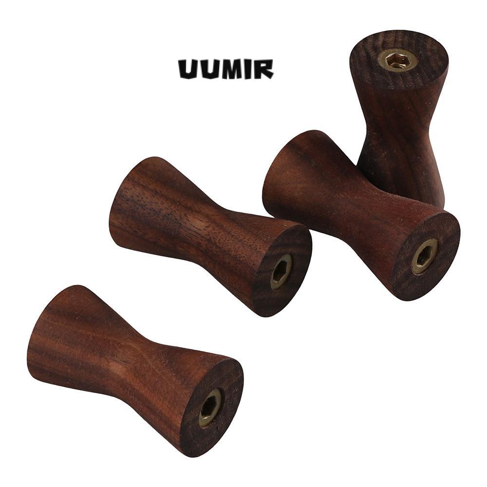 UUMIR Set 4 Móc Gỗ Treo Mũ Gắn Tường Chắc Chắn Trang Trí Phòng Tắm