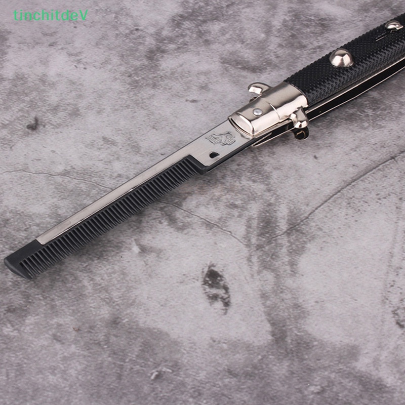 Lược Gấp Tự Động Chải Râu Bỏ Túi Tiện Dụng