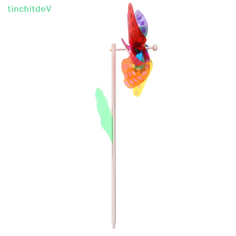 [TinchitdeV] Đồ Chơi Chong Chóng Gió Sân Vườn Bằng Gỗ 24cm [Mới]