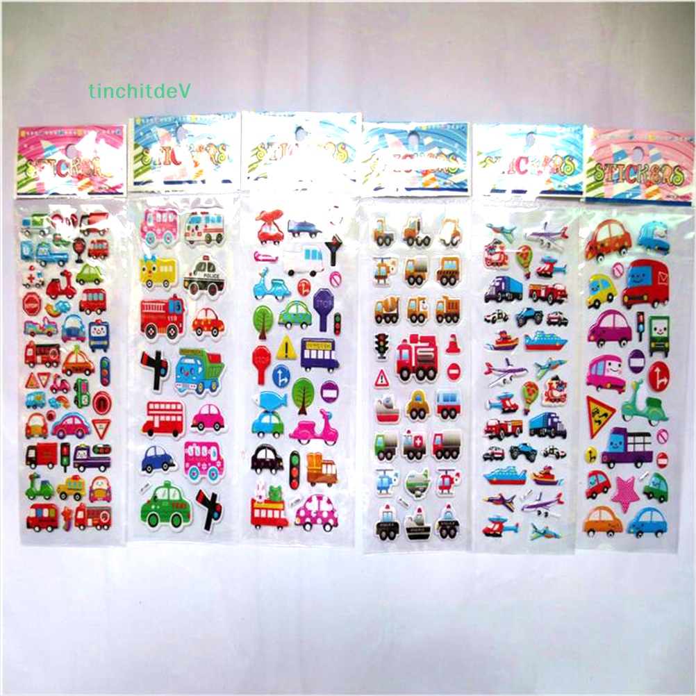 Nhãn Dán Trang Trí Sổ Tay / Nhật Ký Hình Bong Bóng Hoạt Hình Dành Cho Trẻ Em