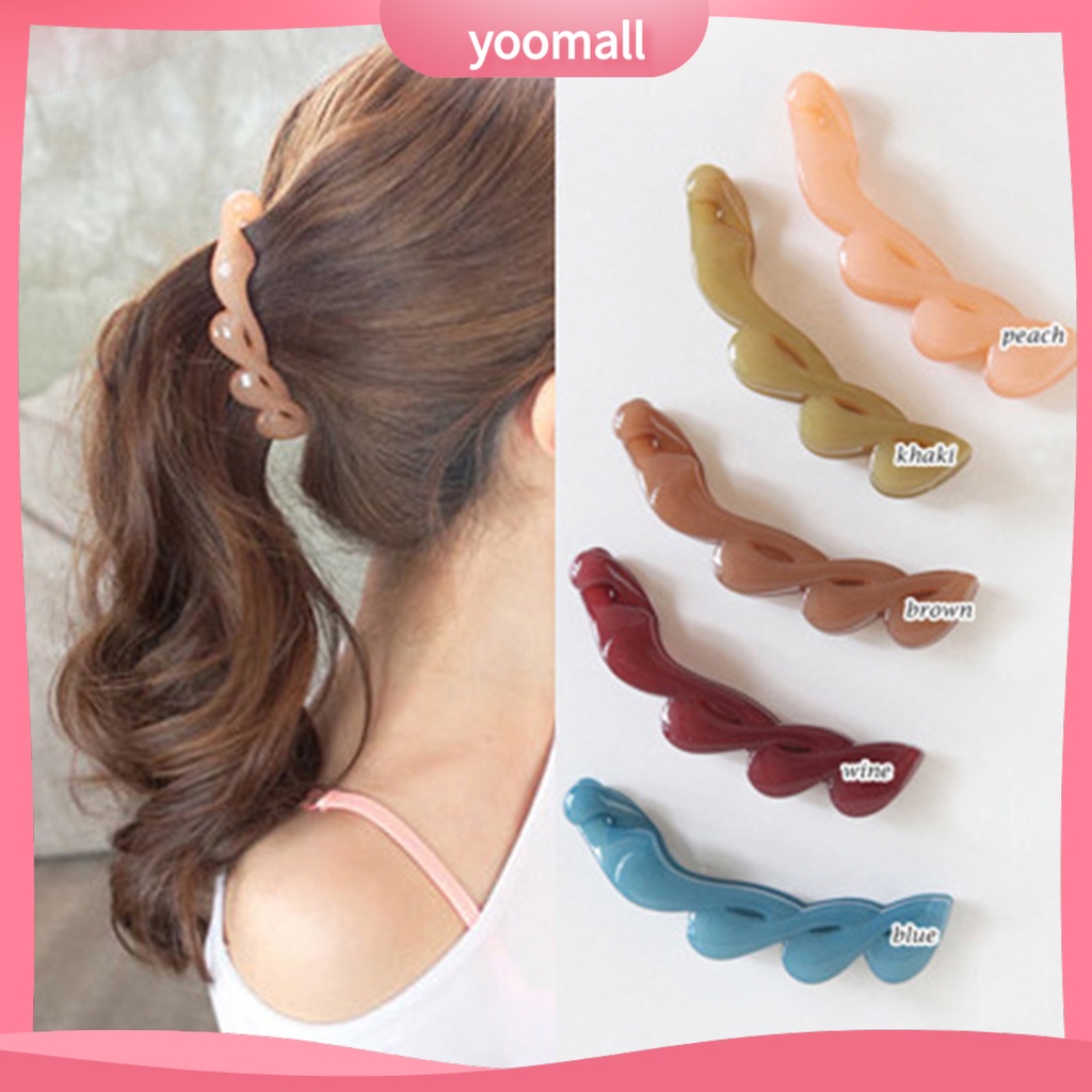 Kẹp Tóc Đuôi Ngựa Cỡ Nhỏ Linh Hoạt Thời Trang Cho Nữ