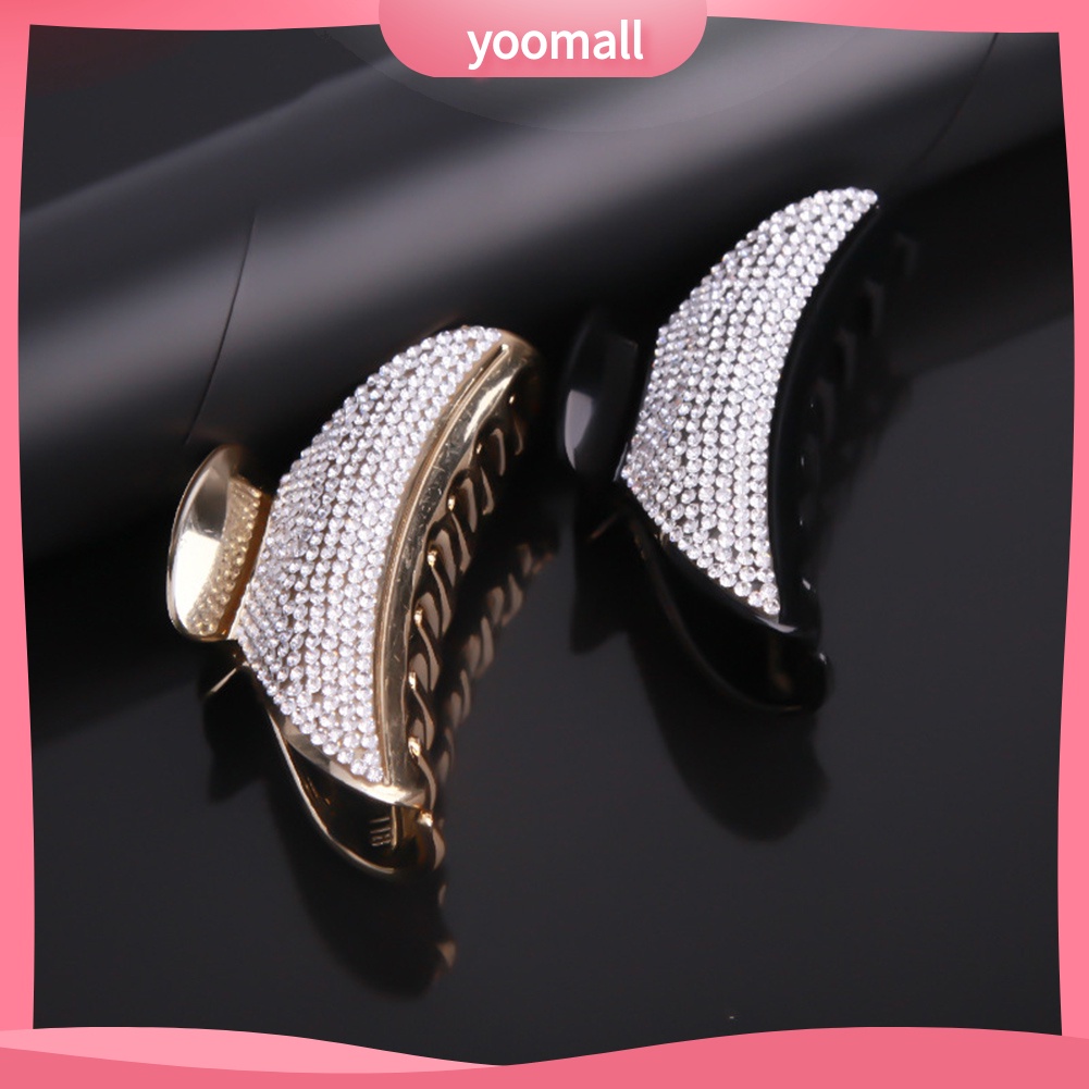 Kẹp Tóc Càng Cua Đính Đá Kim Cương Giả Toàn Diện Cho Nữ