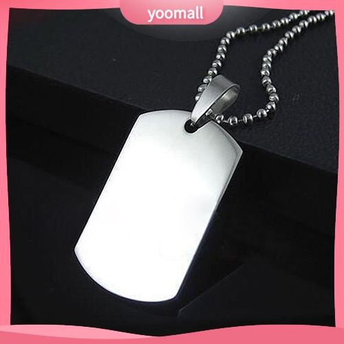 Vòng Cổ Bằng Thép Không Gỉ 316L Thời Trang Cá Tính Cho Nam / Nữ