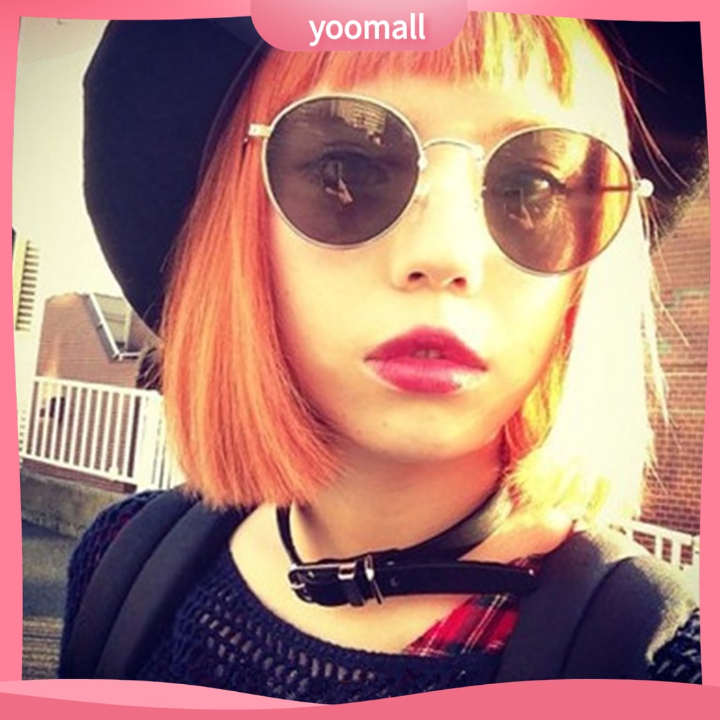 Vòng Cổ Choker Giả Da Phong Cách Punk Cổ Điển