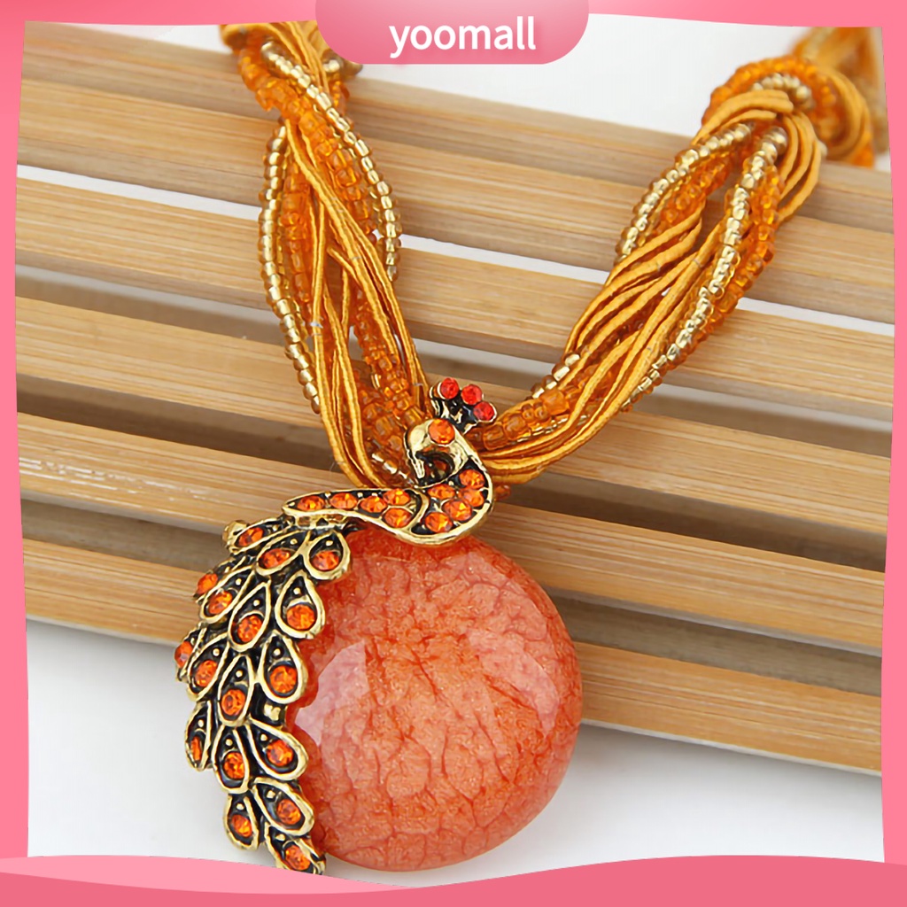 [YM] Vòng cổ Phong Cách Bohemian Cổ Điển Màu Sáng Tinh Tế Cho Cuộc Sống Hàng Ngày