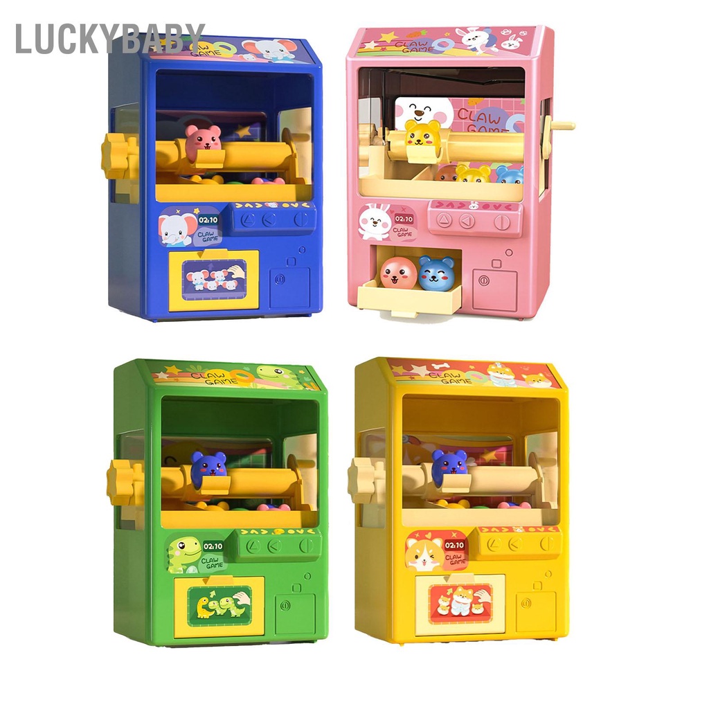 Đồ chơi gắp thú bông mini - Máy Búp Bê Mini Móng Vuốt có Nhạc Nhẹ Tiểu Ly Đồ Chơi Giáo Dục Cho Trẻ Em - LUCKYBABY