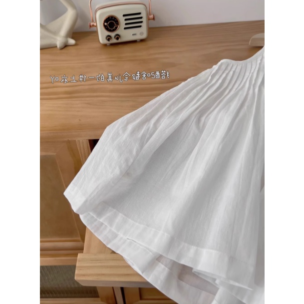 Áo Sơ Mi Cotton Lanh Không Tay Dáng Rộng Xếp Ly Thời Trang Mùa Hè Cho Nữ