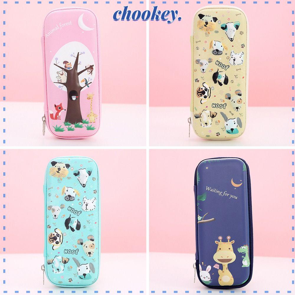 CHOOKEY Hộp Đựng Bút EVA 3D Kích Cỡ Lớn Giá Đỡ