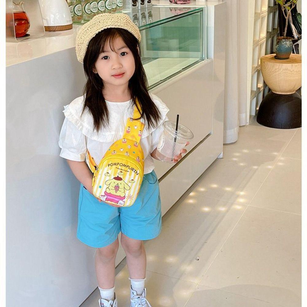 Túi Đeo Chéo Ngực Hình cinnamoroll kuromi melody Dễ Thương Cho Bé