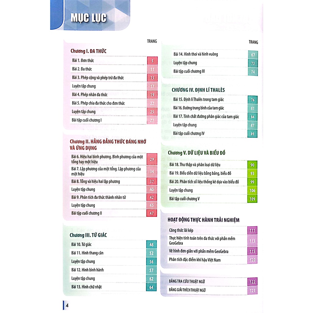 Sách Toán 8 - Tập 1