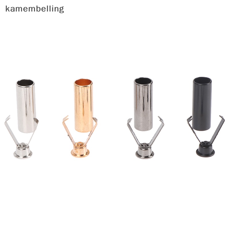 Kamembelling Set 10 Đầu Kim Loại Hình Trụ Bảo Vệ Đầu Dây Giày Diy