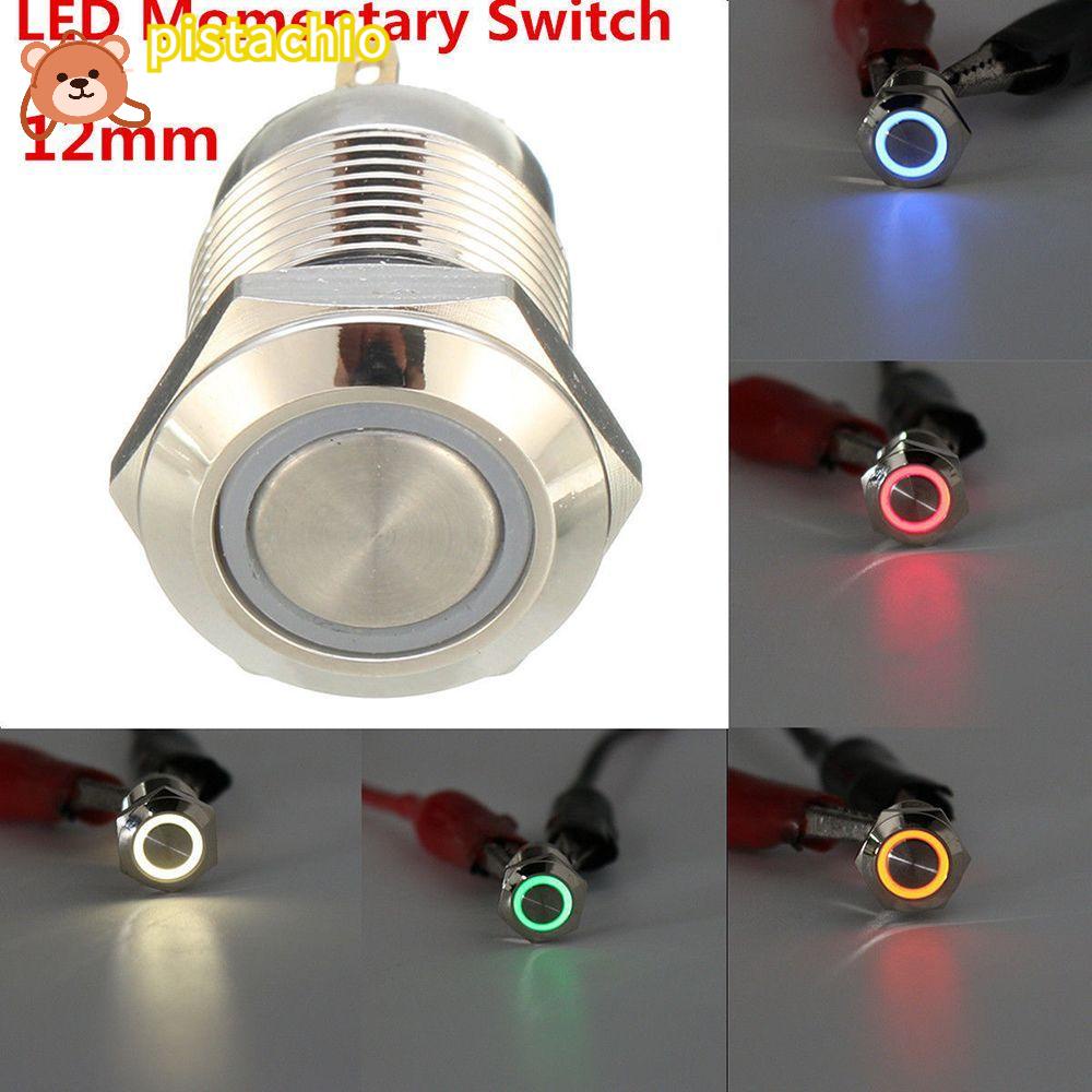 PISTA Nút Nhấn Công Tắc Bằng Nhôm Bền Thời Trang Thông Dụng Cho