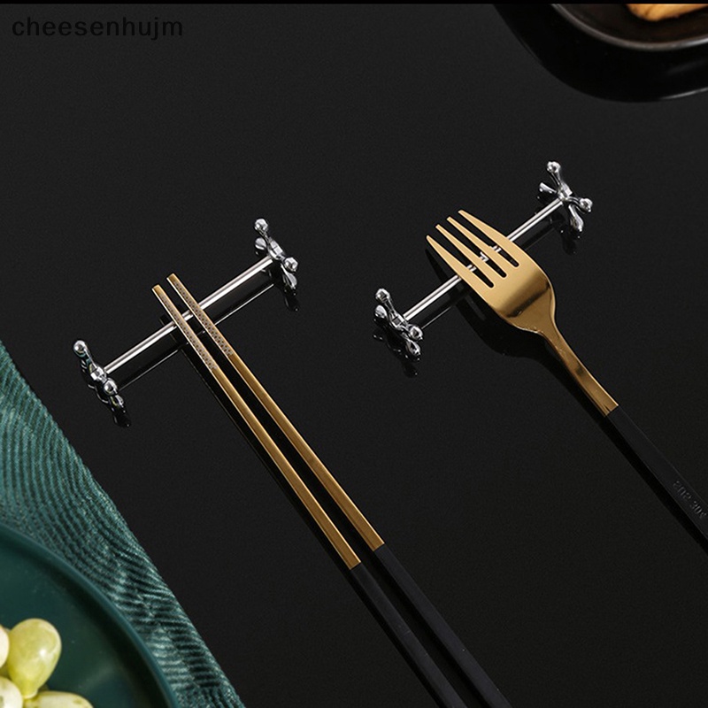 Giá Đỡ Nĩa Bằng Thép Không Gỉ Hình Hoa Mận Độc Đáo