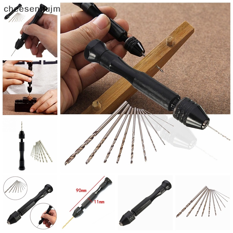 Bộ 11 Dụng Cụ Khoan Xoắn Ốc Làm Trang Sức Thủ Công