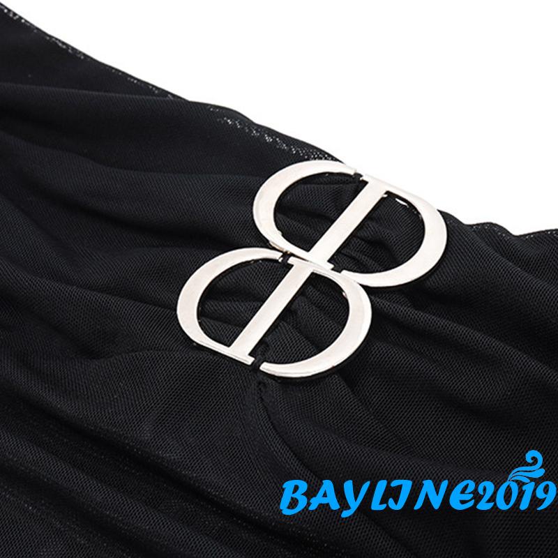 Áo Ống Màu Trơn Nhìn Thấy Thời Trang Cho Nữ Kèm Vòng Cổ Choker