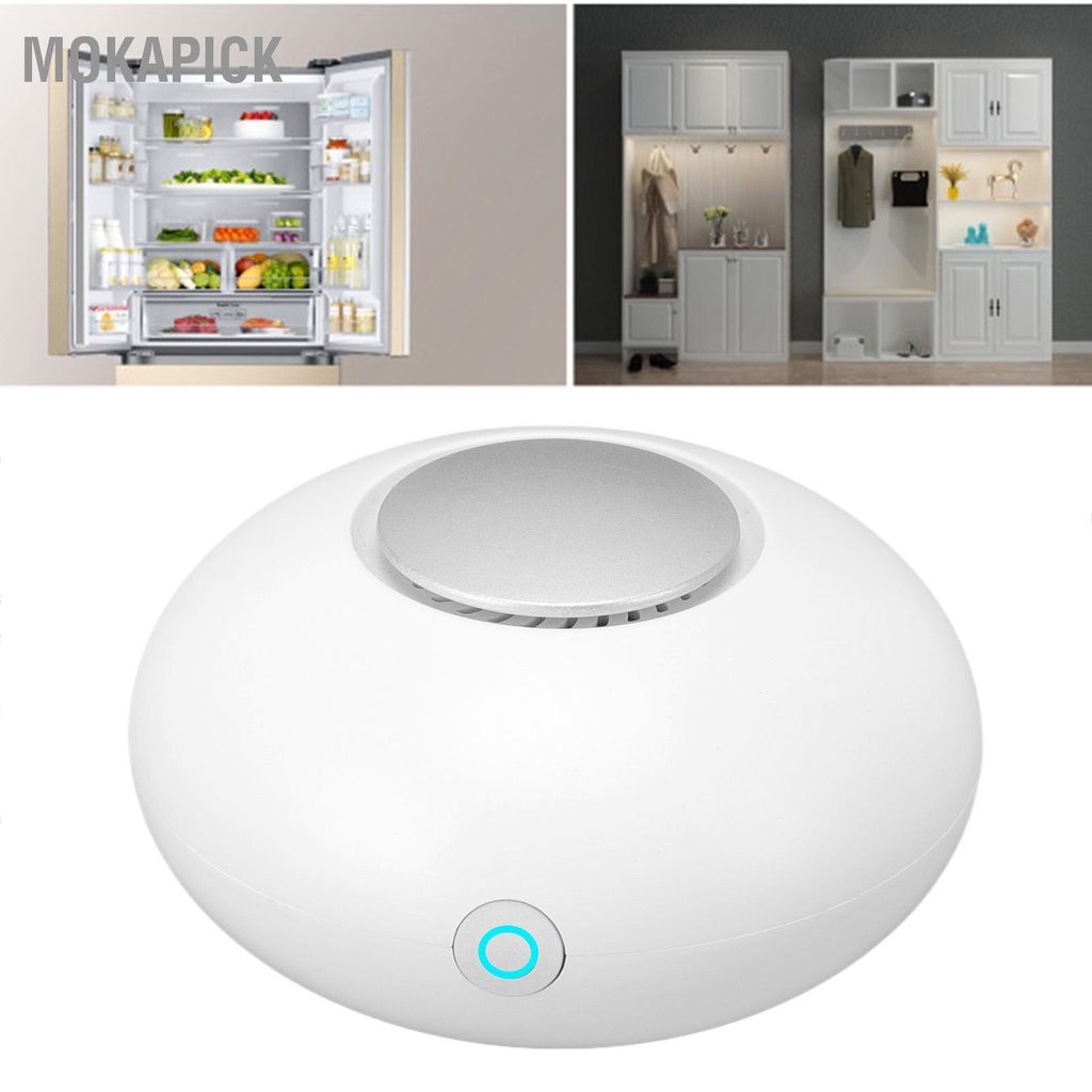 Mokapick Máy Tạo Ozone Mini Khử Mùi Lọc Không Khí Tủ Lạnh Hộ Gia Đình Đa Năng