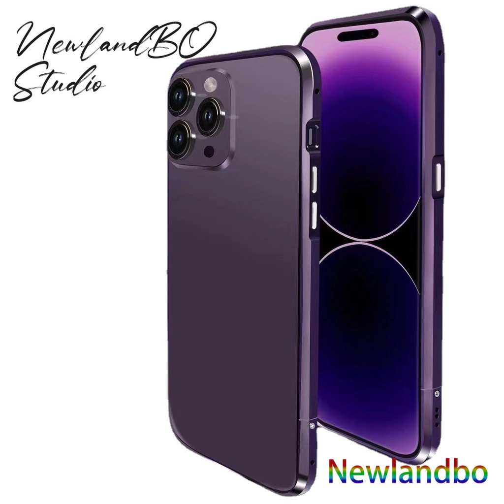 Ốp Điện Thoại Hợp Kim Nhôm Cho iPhone 15 14 13 12 Pro max