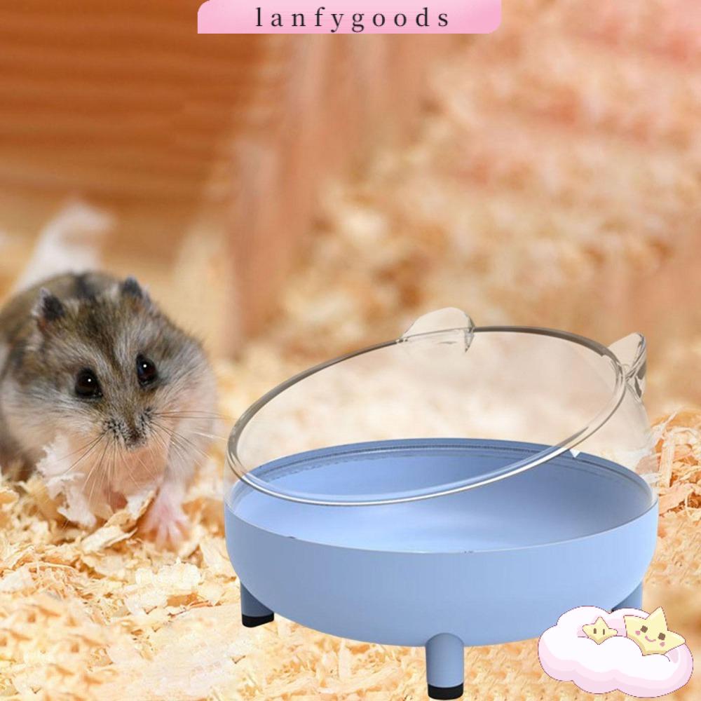 LANFY Bồn Tắm Nhỏ Trong Suốt Dành Cho Chuột Hamster