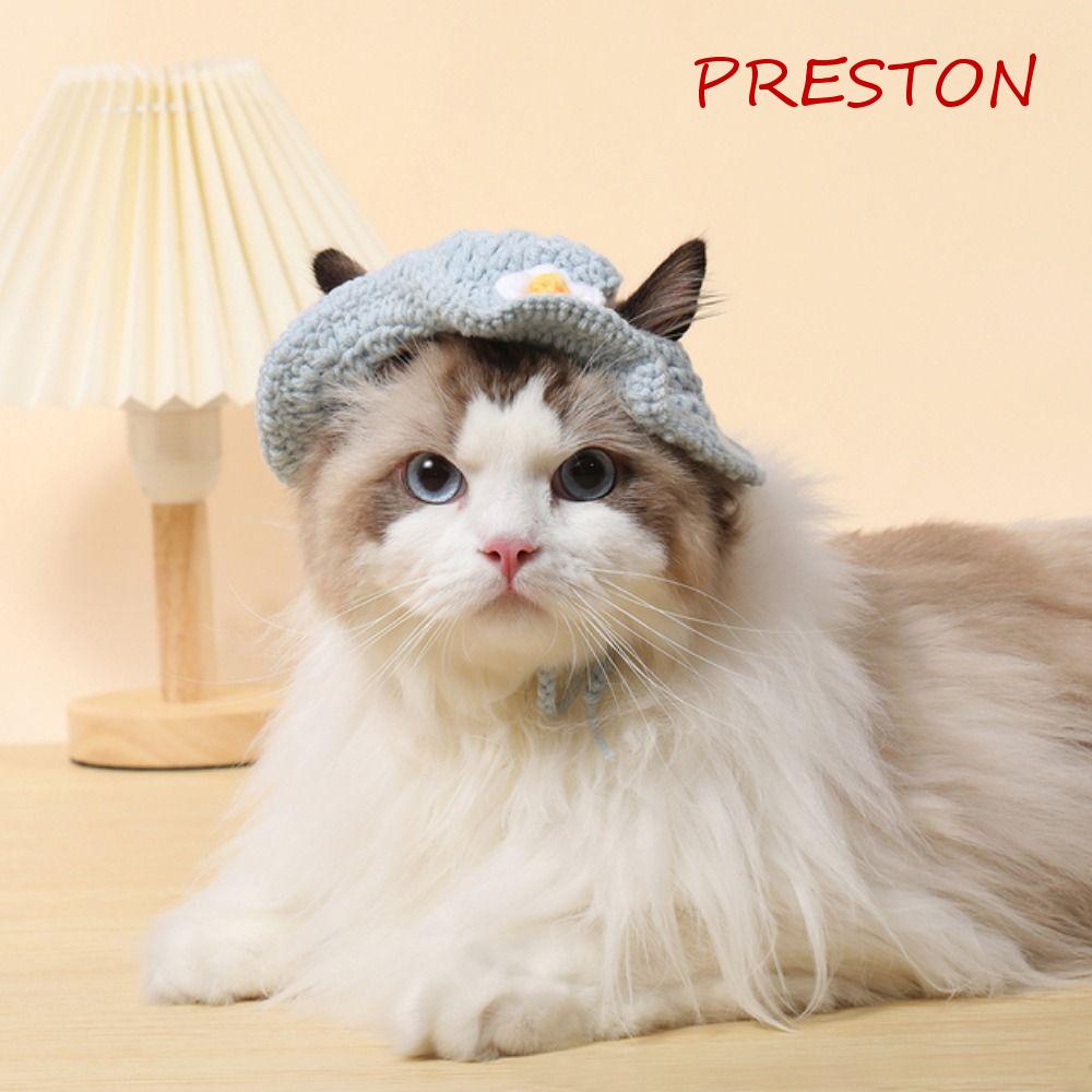 PRESTON Mũ Len Co Giãn Hình Chú Ếch Hoạt Hình Đáng Yêu