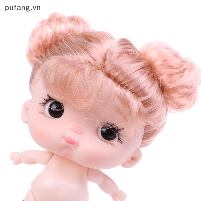 Pufang new mini 8.8cm doll cute face girl doll nude body dolls diy toys gift for girls vn