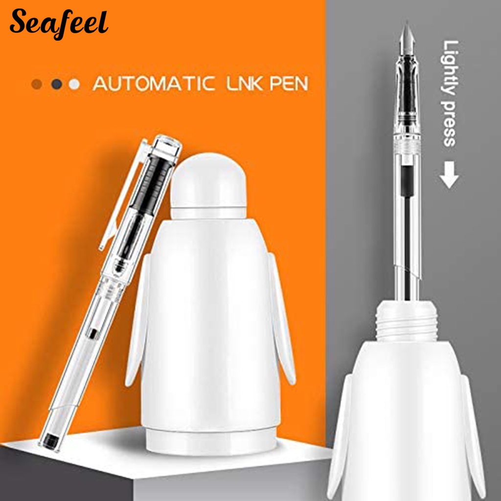 Bút Mực Tự Động Trong Suốt Viết Mịn Màng Dành Cho Học Sinh