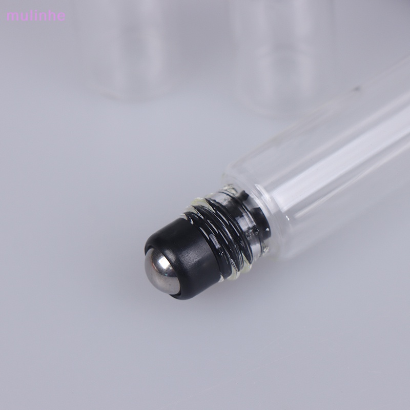 Bình Thủy Tinh Trong Suốt Có Đầu Lăn Kim Loại Tiện Dụng