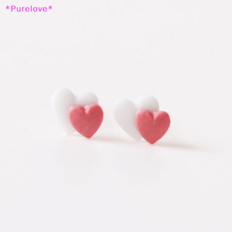 1 Đôi Bông Tai Hình Hoa Hướng Dương / Ngôi Sao / Trái Tim Bằng Sứ Nhiều Màu Thời Trang Cho Nữ Mới