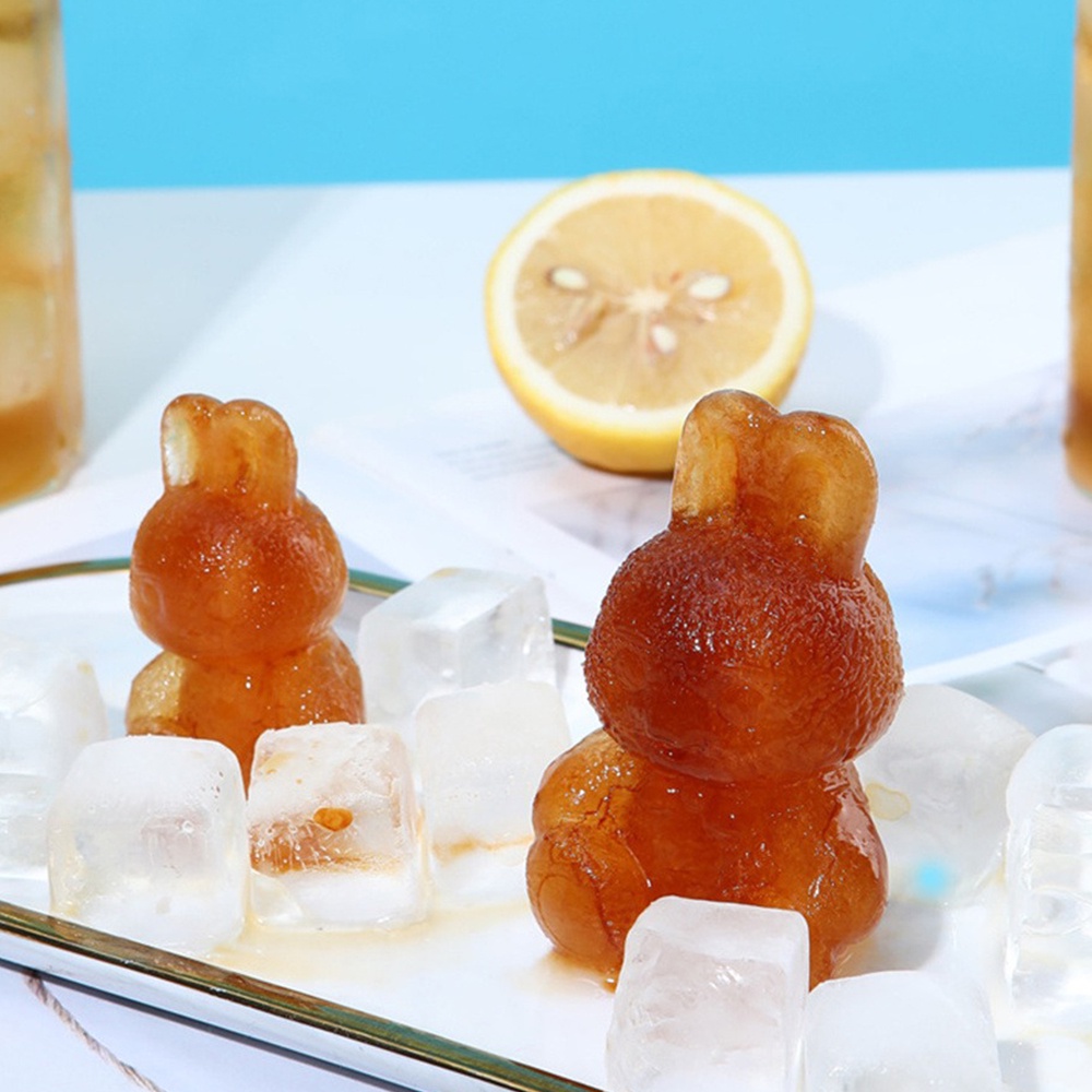 Khuôn Làm Đá Hình Thỏ Khuôn Làm Kem Thỏ Ice Puck Silicone Ice Puck Kem Frozen Ice Puck VN