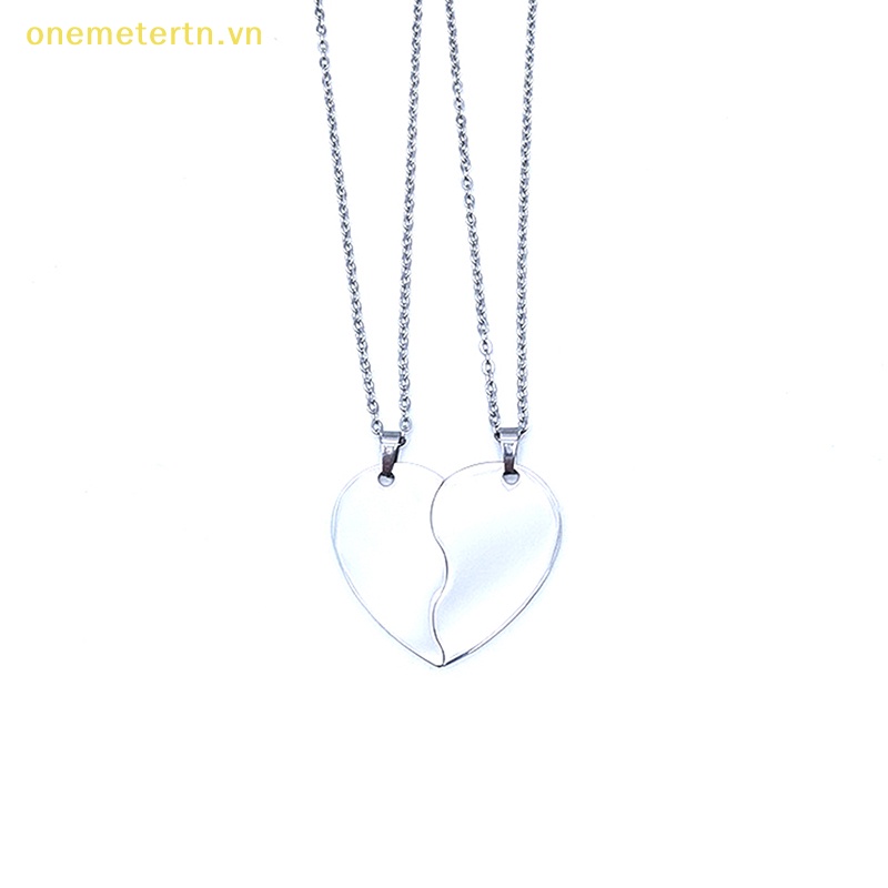 Vòng cổ Mặt Mảnh Ghép Trái Tim Thời Trang Dành Cho Cặp Đôi