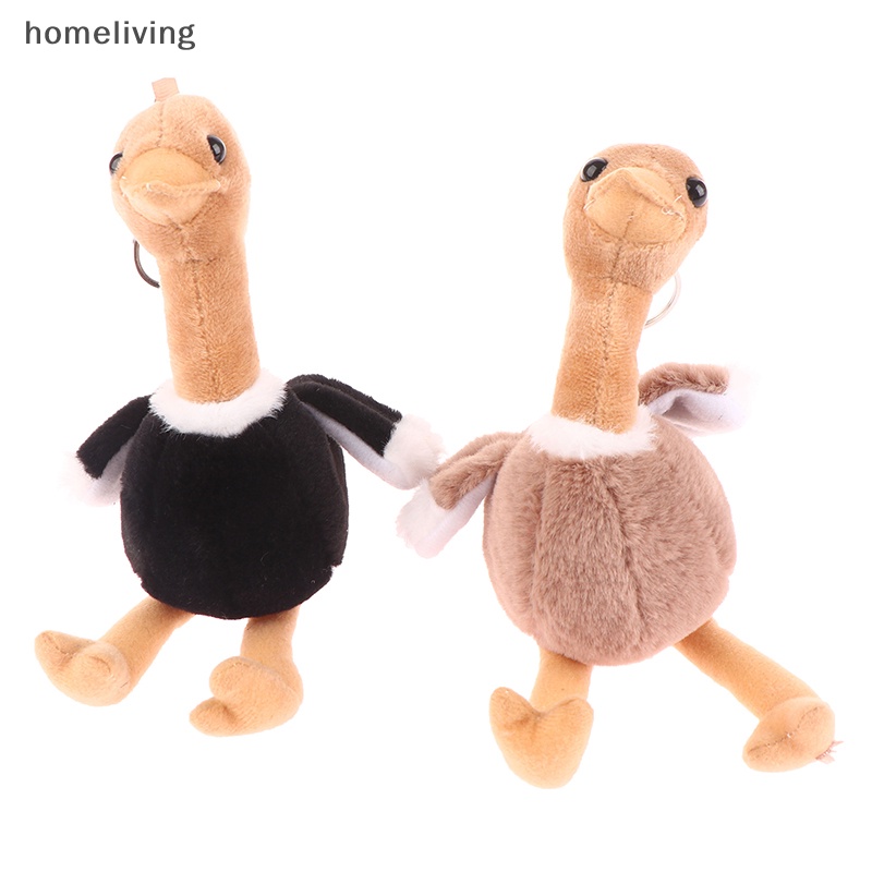 Móc Khóa Hình Đồ chơi nhồi bông Đà Điểu Đáng Yêu