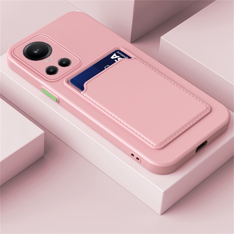 Ốp Điện Thoại Silicon Mềm Có Ngăn Đựng Thẻ Cho Oppo Reno 10 Pro 5G Reno 10 Pro Reno10 10Pro Reno10Pro Plus 10Pro + + 4G 5G 2023 2023