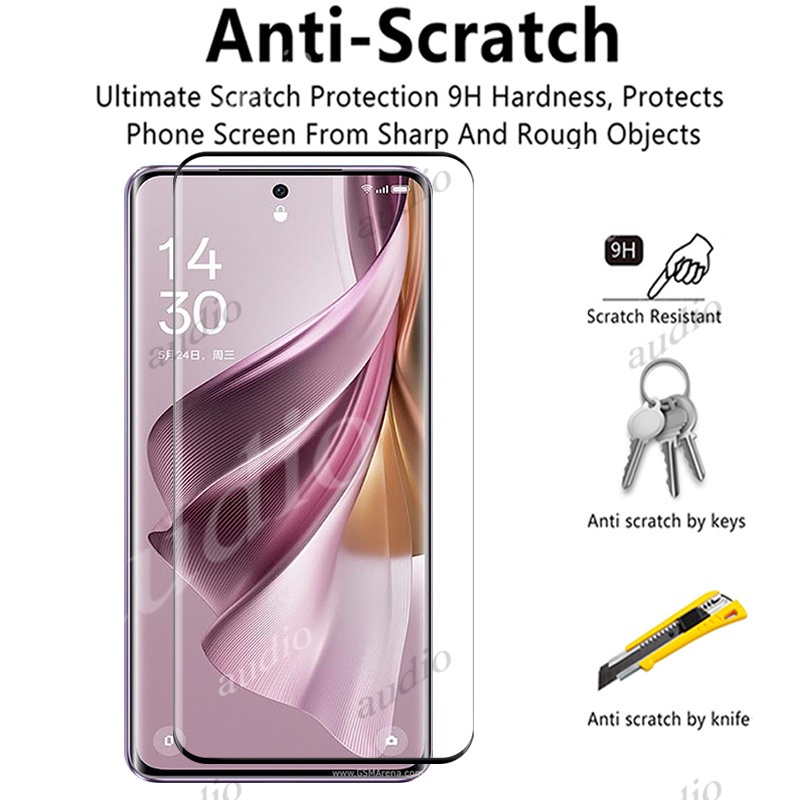 Set 3 Kính Cường Lực 3D Bảo Vệ Màn Hình Điện Thoại Oppo Reno 10 Pro Plus 10Pro 10Pro + 5G 2023 Oppo Reno10 Pro + Pro + 5G