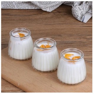 Combo 10 hũ thủy tinh, hũ pudding nắp nhựa 200ml, đựng sữa chua, chưng yến, làm bánh plan