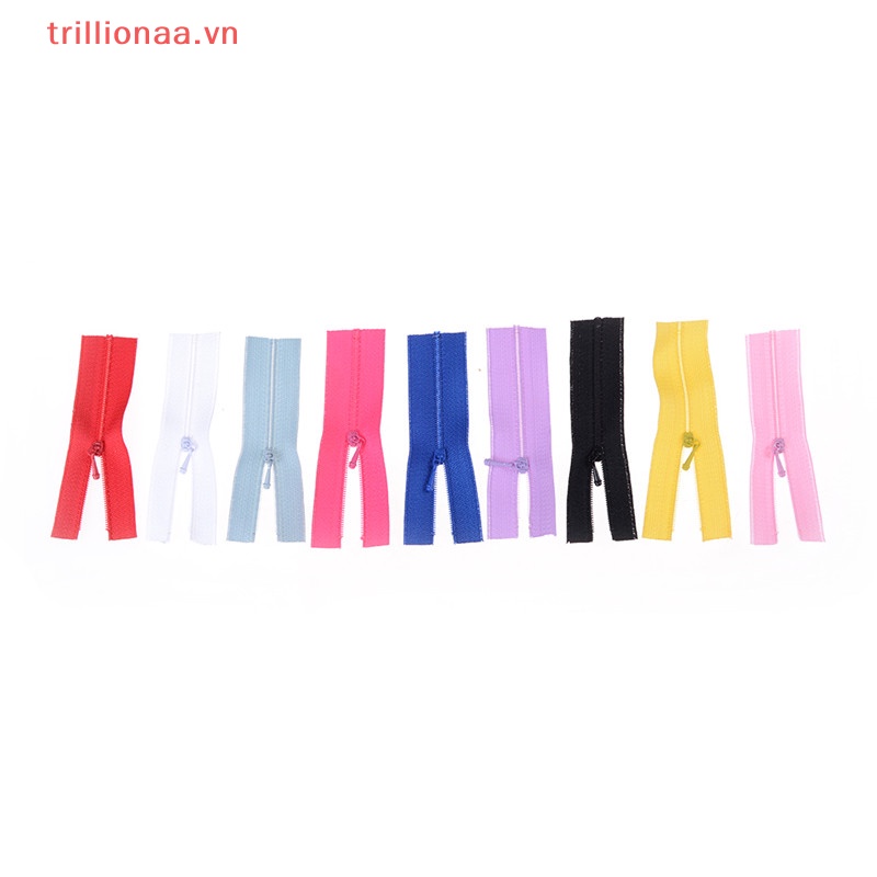 Set 5 Khóa Kéo Mini Dùng Để May Đầm Búp Bê DIY