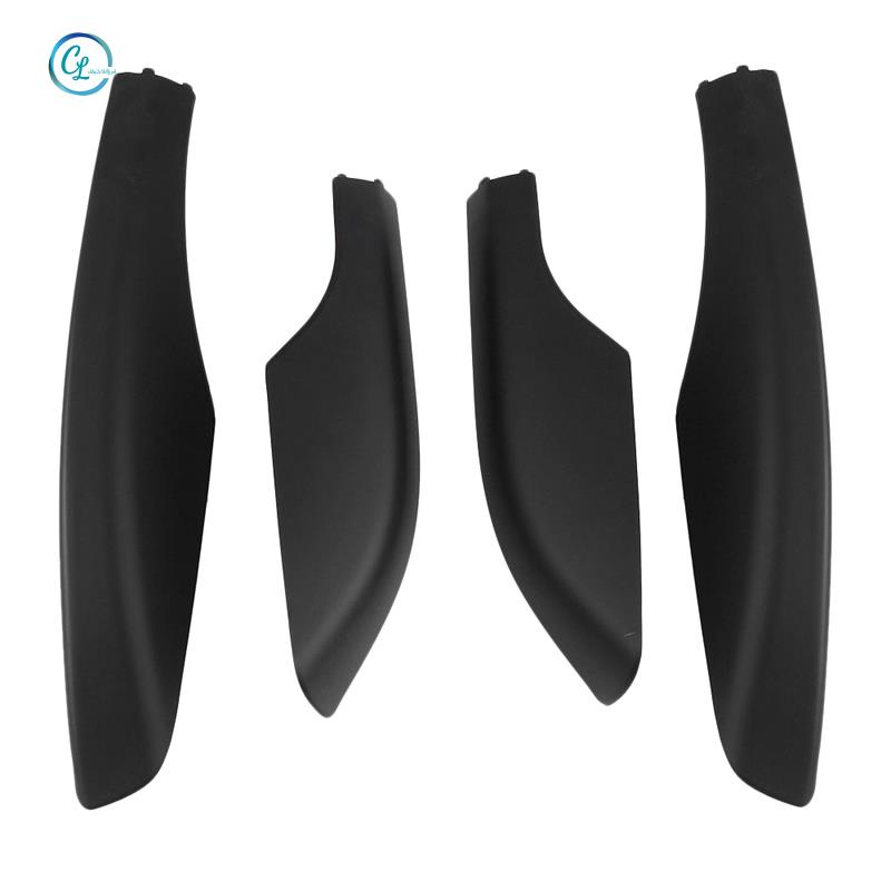 Set 4 Vỏ Bọc Bảo Vệ Giá Đỡ Hành Lý Gắn Nóc Xe Hơi Toyota Fortuner 2004-2014 Bằng ABS Màu Đen