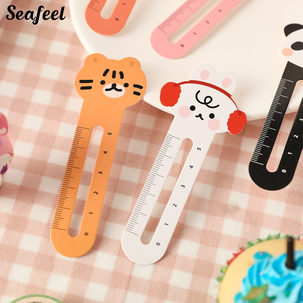 Set 30 Bookmark Giấy 5cm Đánh Dấu Trang Sách Hình Động Vật Hoạt Hình Đa Năng