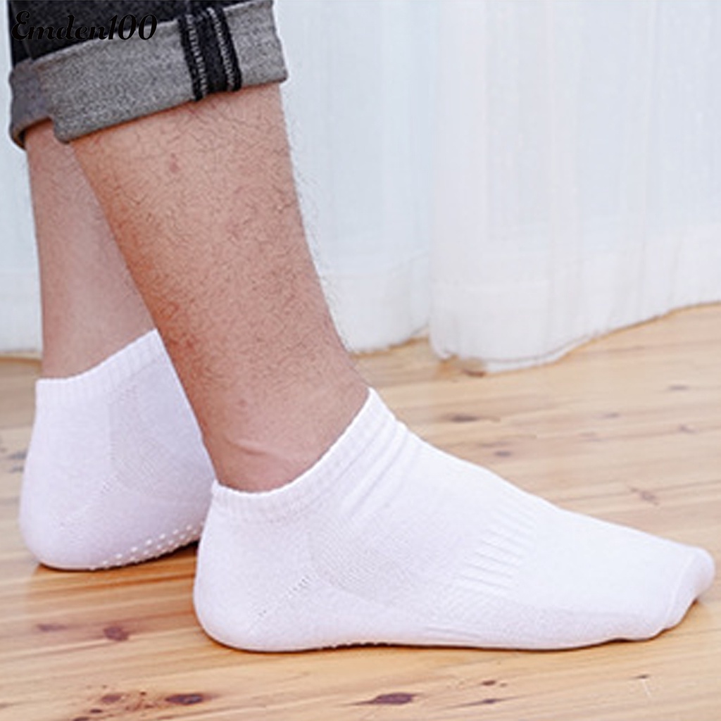 1 Đôi Vớ Yoga Chất Liệu Cotton Thoáng Khí Chống Trượt Cho Nam Nữ
