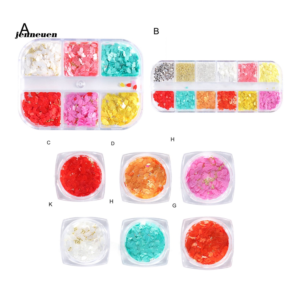 1 Hộp Phụ Kiện 3D Trang Trí Móng Tay Nghệ Thuật Cho Nữ