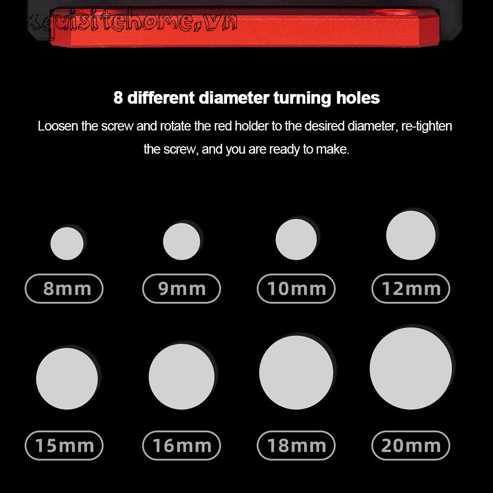 Kẹp Điều Chỉnh Kích Thước 8mm-20mm Chuyên Dụng Cho Máy Phay Gỗ