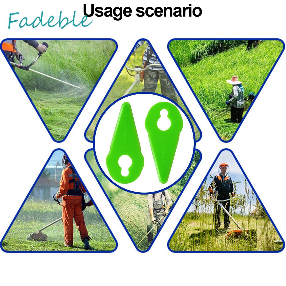 Set 10 / 50 Lưỡi Dao 70mm Bằng Nhựa Cho Máy Cắt Cỏ Gtech GT Series