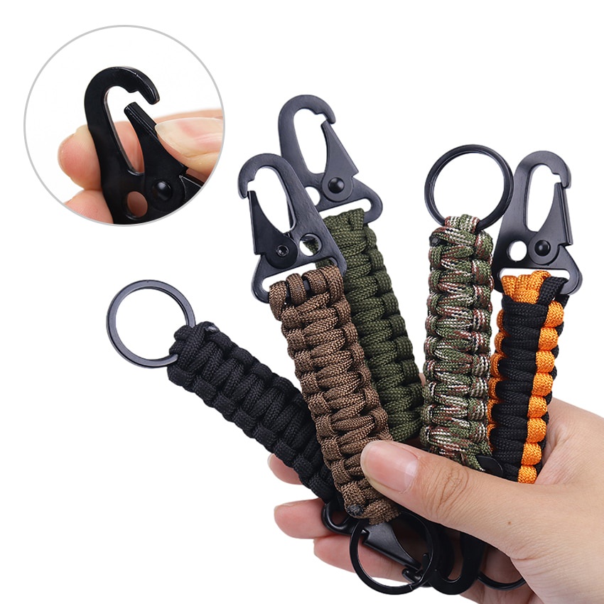 Móc Khóa Carabiner Kiêm Dụng Cụ Mở Nắp Chai Đa Năng