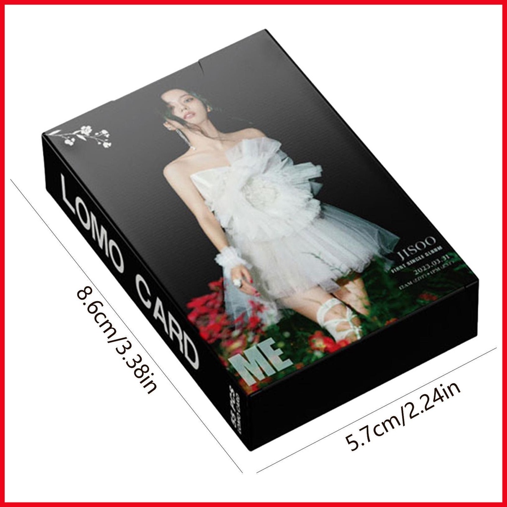 Set 55 Tấm Thẻ Ảnh Lomo Hình Nhóm Nhạc Kim Jisoo